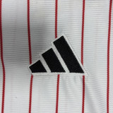 25-26 River Plate White Casual Edition Baseball Jersey