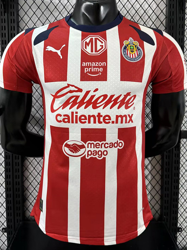25-26 Chivas Guadalajara Home Player Version Soccer Jersey