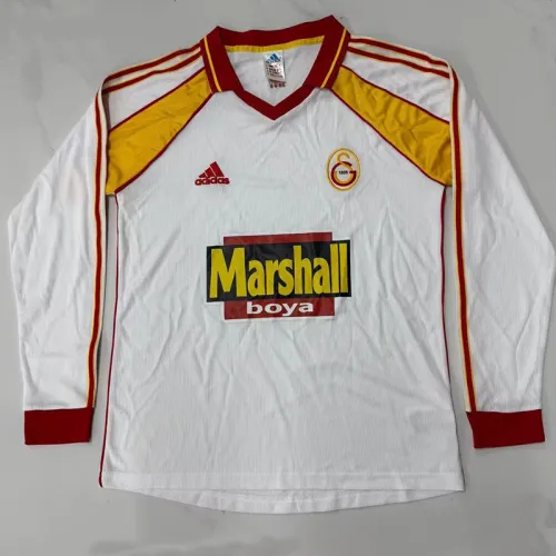 1999-2000 Galatasaray Away Long Sleeve Retro Soccer Jersey