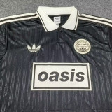 2025 Ad Oasis Joint Edition #25 Black Polo Short Sleeve (白边)