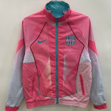 25-26 BAR Green & Pink Double Sided Windbreaker (双面风衣)(刺绣)