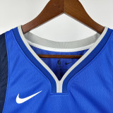 22-23 Dallas Mavericks RUSSELL #5 Blue Top Quality Hot Pressing NBA Jersey(V领)