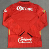 25-26 Toluca Home Long Sleeve Soccer Jersey (长袖)带星