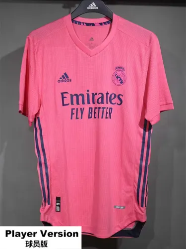 2020-2021 RMA Away Player Version Retro Soccer Jersey