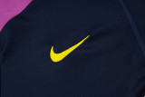 25-26 BAR Royal blue Kids Half Pull Tracksuit #E2502(童装)(半拉链)
