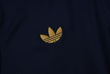 25-26 JUV Royal blue Kids Half Pull Tracksuit #E2504(童装)(半拉链)