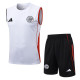 25-26 Ajax White Tank top and shorts suit #D25150