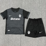 25-26 Sporting Lisbon Away Kids Soccer Jersey