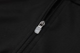 25-26 Man Utd Black Half Pull Tracksuit #B2506(半拉链)