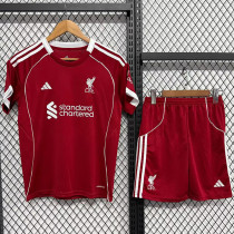 25-26 LIV Home Kids Soccer Jersey