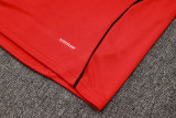 25-26 LIV Red Kids Half Pull Tracksuit #E2534(童装)(半拉链)