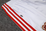 25-26 Bayern White Kids Half Pull Tracksuit #E2526(童装)(半拉链)