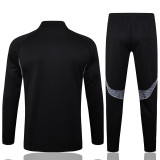25-26 Inter Miami Black Kids Half Pull Tracksuit #E2528(童装)(半拉链)