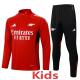 25-26 ARS Red Kids Half Pull Tracksuit #E2524(童装)(半拉链)