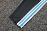25-26 Argentina Dark gray Kids Half Pull Tracksuit #E2541(童装)(半拉链)