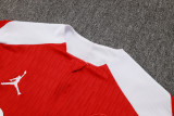 25-26 PSG Jordan Red Kids Half Pull Tracksuit #E2521(童装)(半拉链)