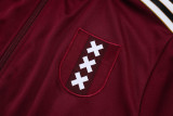 25-26 Ajax Jujube red Kids Jacket Tracksuit #E2538(童装)