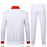 25-26 Bayern White Kids Jacket Tracksuit #E2525(童装)