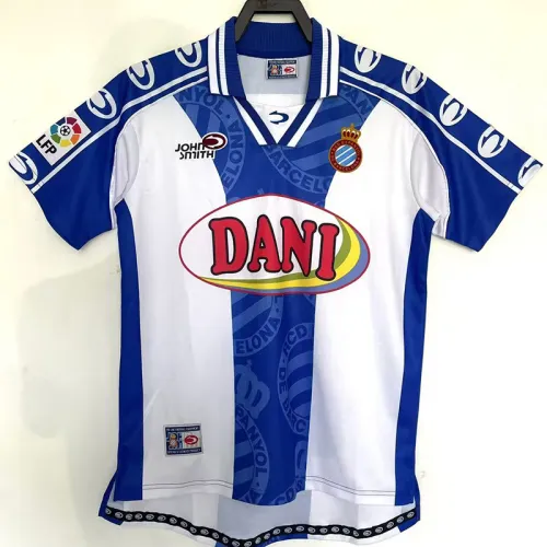 1999-2000 Espanyol Home Retro Soccer Jersey