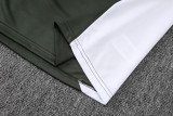 25-26 Bayern Dark green Kids Half Pull Tracksuit #E2546(童装)(半拉链)