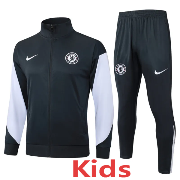 25-26 CHE Dark gray Kids Jacket Tracksuit #E2570(童装)