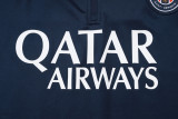 25-26 PSG Royal blue Half Pull Tracksuit #B2546(半拉链)