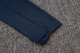 25-26 PSG Royal blue Half Pull Tracksuit #B2546(半拉链)