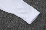 25-26 Man Utd White Kids Half Pull Tracksuit #E2553(童装)(半拉链)