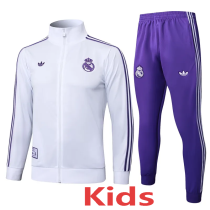 25-26 RMA White Kids Jacket Tracksuit #E2558(童装)