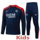 25-26 PSG Royal blue Kids Half Pull Tracksuit #E2575(童装)(半拉链)