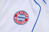 25-26 Bayern White Kids Jacket Tracksuit #E2585(童装)