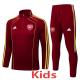 25-26 ARS Jujube red Kids Half Pull Tracksuit #E2583(童装)(半拉链)