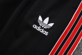 25-26 Man Utd Black Red Kids Jacket Tracksuit #E25105(童装)