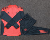 25-26 Bayern Orange Kids Half Pull Tracksuit #E25120(童装)(半拉链)