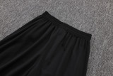 25-26 JUV Black Kids Half Pull Tracksuit #E25110(童装)(半拉链)
