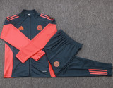 25-26 Bayern Dark gray Kids Jacket Tracksuit #E25107(童装)