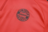 25-26 Bayern Orange Kids Half Pull Tracksuit #E25120(童装)(半拉链)