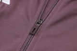 25-26 Man Utd Grey purple Kids Jacket Tracksuit #E2581(童装)