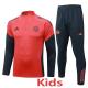 25-26 Bayern Orange Kids Half Pull Tracksuit #E25120(童装)(半拉链)