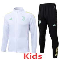 25-26 JUV White Kids Jacket Tracksuit #E25118(童装)