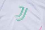 25-26 JUV White Kids Half Pull Tracksuit #E25117(童装)(半拉链)