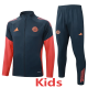 25-26 Bayern Dark gray Kids Jacket Tracksuit #E25107(童装)