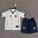 25-26 Boca White Casual Edition Kids Baseball Jersey