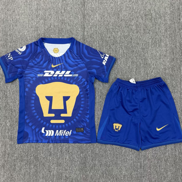 25-26 Pumas UNAM Away Kids Soccer Jersey