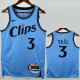 24-25 Clippers PAUL #3 Blue City Edition Top Quality Hot Pressing NBA Jersey