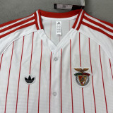 25-26 Benfica White Casual Edition Baseball Jersey