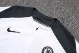 25-26 CHE White Half Pull Tracksuit #B2576(半拉链)