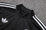 25-26 Germany Black Half Pull Tracksuit #B2579(半拉链)