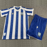 25-26 Sheffield Wednesday Home Kids Soccer Jersey