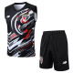 25-26 Sao Paulo Black Tank top and shorts suit #D25159